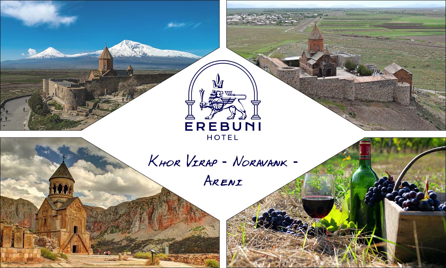 Excursion to Khor Virap, Noravank, Areni